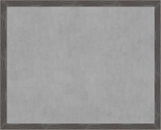 Amanti Art Grey Framed Magnetic Board 35x43 X-Large Vision Board by AmantiArt