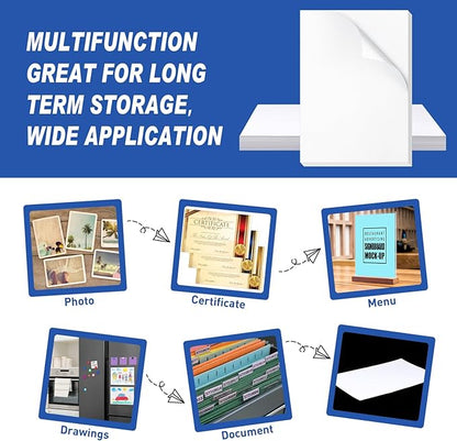 Gersoniel 100 Pcs Printer Paper 11 x 17 Inch Copy Paper 52 lb Glossy Paper - Image 5