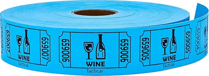 Tacticai 1000 Raffle Tickets, Single Roll, Ticket by Tacticai
