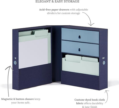 Savor | All-in-One Desk Organizer | Blue – Keep Desk, and Home Organized - Image 3