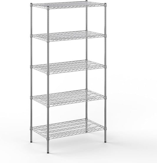 Regal Altair 21" Deep x 36" Wide x 74" Height Wire Shelving Kit | 5-Tier | NSF by Regal+Altair
