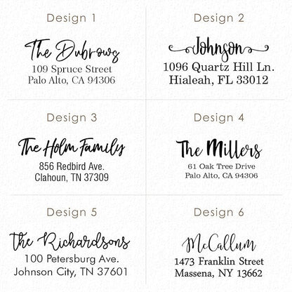 Address Stamp - Custom Stamps for Mailing I Create Personalized Name and Return - Image 2