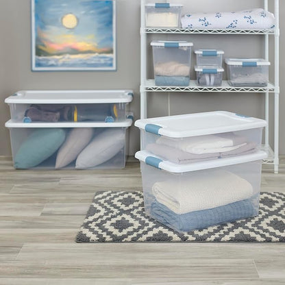 Sterilite 20-Pack Latching Box, Under Bed Storage Bins - Image 8