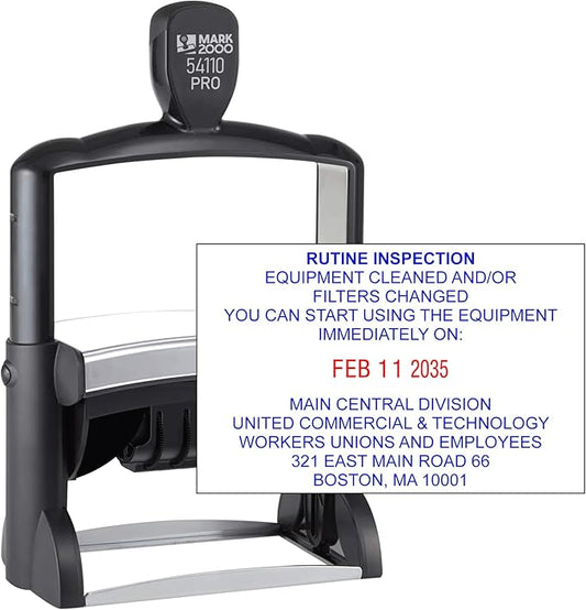 Mark 2000 54110 Professional Self Inking Date Stamp by Mark2000