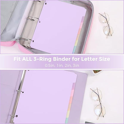 SKYDUE Durable Plastic 8-Tab Dividers, Big Tab Dividers - Image 7