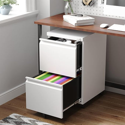 Letaya 2 Drawer Mobile File Cabinet - Image 8