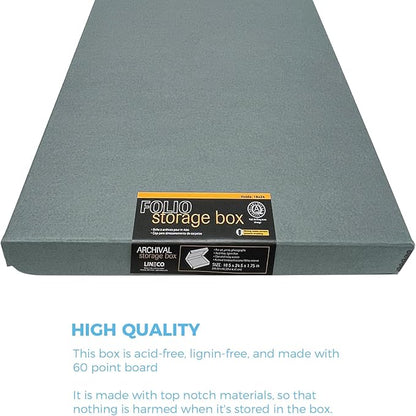 Lineco Folio Storage Box, Clamshell Design - Image 3