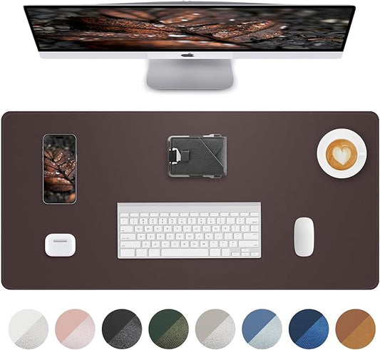 Non-Slip Desk Pad, Mouse Pad, Waterproof PVC Leather Desk Table Protector by AFIING