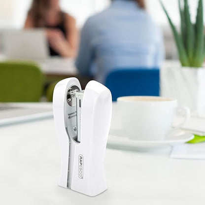 Rapesco 1319 Stand Up Stapler, Space-Saving Desktop Stapler, 20 Sheet Capacity - Image 4