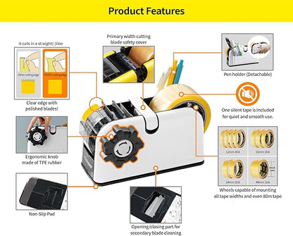 Multi-Section Tape Dispenser ZO-508: Innovative Cutter - Image 3