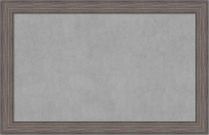 Amanti Art Grey Framed Magnetic Board 29x45 Large Vision Board by AmantiArt