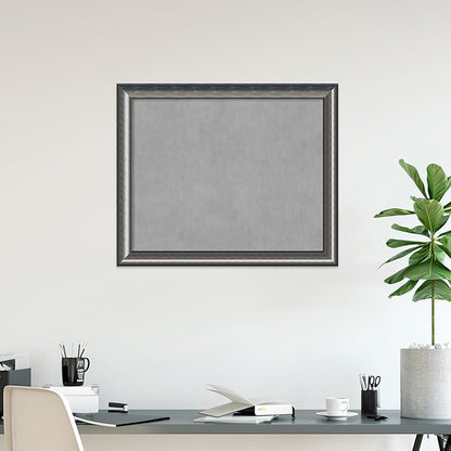 Amanti Art Silver Framed Magnetic Board 38x46 X-Large Vision Board - Image 5