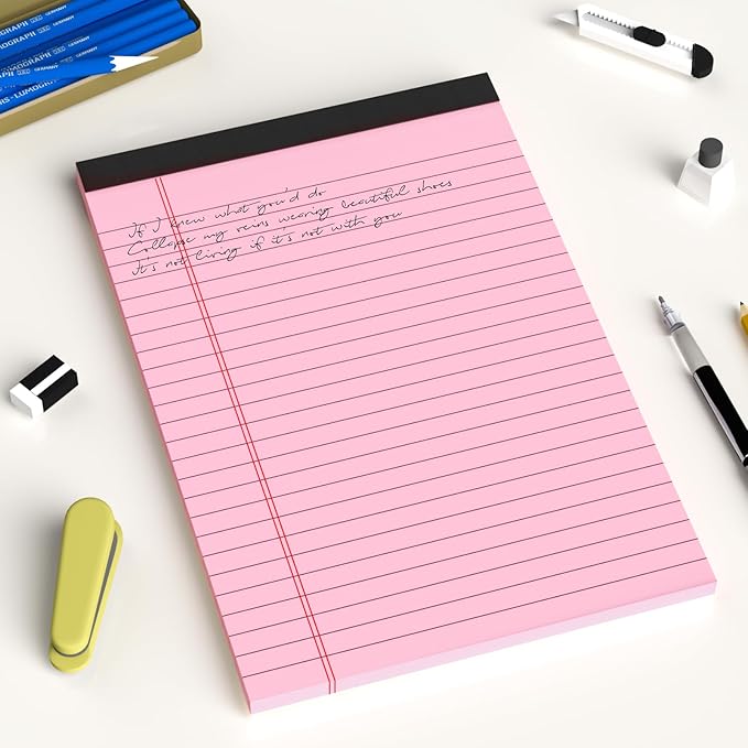 5pcs Small Note Pads 5x8 Notebook College Ruled Legal Pads Color Notepads 5 - Image 7