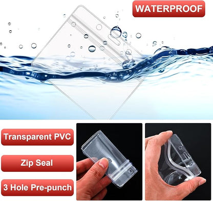 100 Pcs Lanyards for ID Badges and 100 Pcs Clear Name Tag Holders Reusable - Image 4