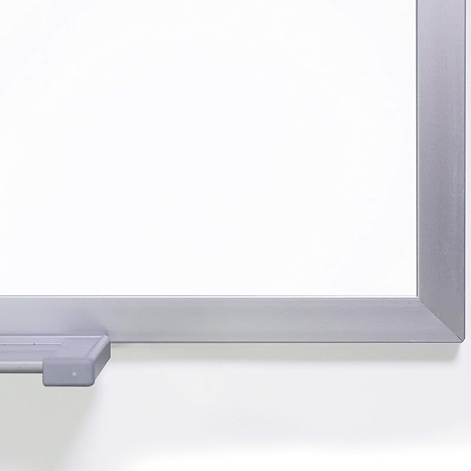 Ghent 4 x 5 Porcelain Magnetic Whiteboard, Aluminum Frame, 1 Marker, 1 Eraser - Image 3