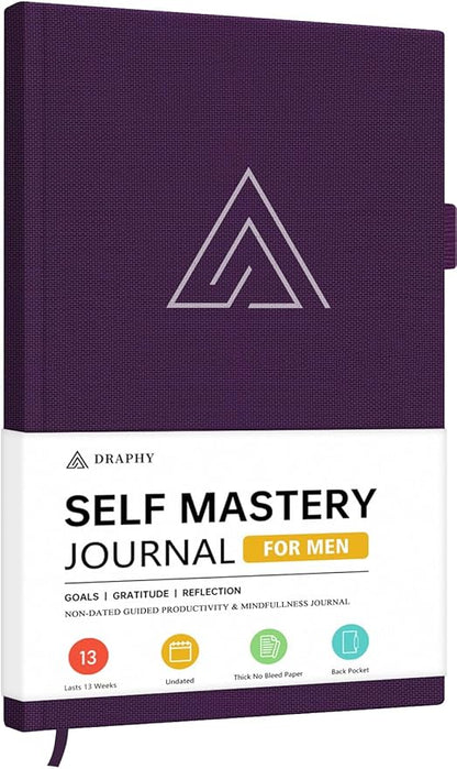 Self-Mastery Journal for Men by Draphy