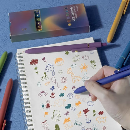 UIXJODO Colorful Pens, 0.5mm Colored Ink Gel Pen - Image 6