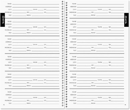 Current Parisian Postcard Address Book-94 Pages; Small 5" x 8-1/2" Size - Image 2