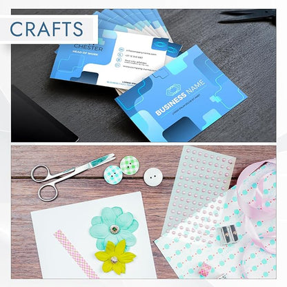 MOS White Cardstock Paper 8.5 x 11 Inch — Heavyweight Letter Size Card Stock - Image 4