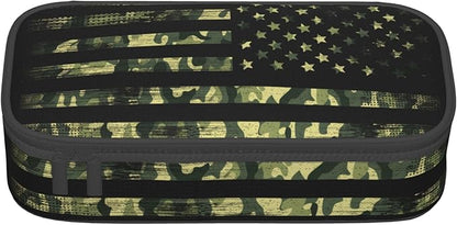 YIJIUWKIS Camo Pencil Box for Kids Adults, Usa Flag Style Pencil Case for Boys - Image 6