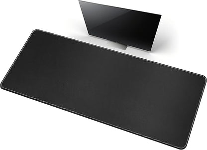 CENNBIE Leather Desk Mat, 66.9" x 23.6" Extra Large Desk Pad Blotter Protector by CENNBIE