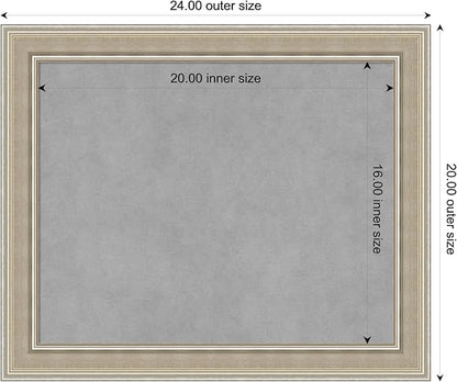 Amanti Art Silver Framed Magnetic Board 20x24 Small Vision Board - Image 4