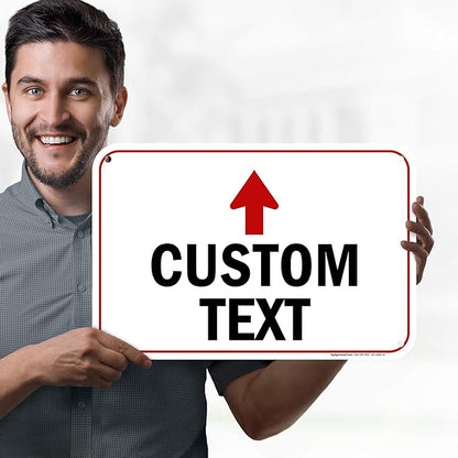 Custom Arrow, Custom Directional Sign, Up Arrow, 12x18 Inches, 55 mil thick - Image 2