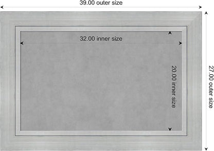 Amanti Art Silver Framed Magnetic Board 27x39 Large Vision Board - Image 4