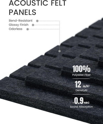 Fluxynara Large Felt Bulletin Board 48" x 36" Cork Board Alternative-12 Pack - Image 4