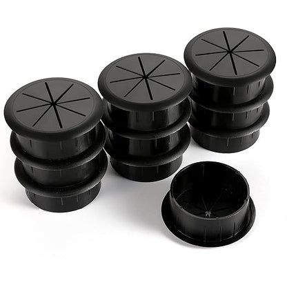 HYCC 10 Pack 2 Inch Flexible Desk Grommet, Organize Wires and Cables on Office by HYCC