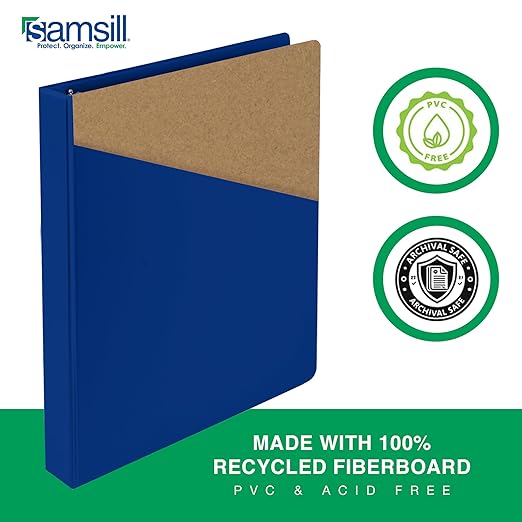 Samsill 2 Inch 3 Ring Binders, Made in USA, Economy Round Ring, 425 Sheet - Image 4