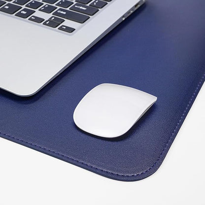 Desk Mat, 35.4" x 17" Leather Desk mat, Double-Sided Desk Pad, Desk matt - Image 5