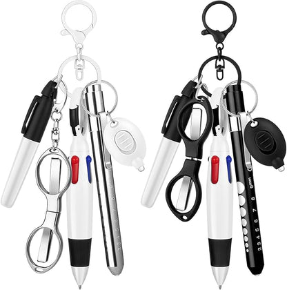 12 pcs Nurse Pen Set Two Colors Black Silver Include Permanent Marker Pen Pen by Draupnir
