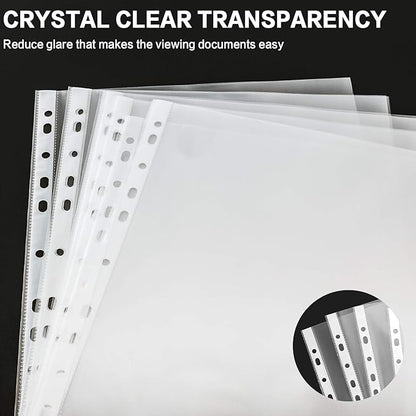 Sheet Protectors, PANDRI 300 Pack Clear Heavy Duty Plastic Page Protectors - Image 5