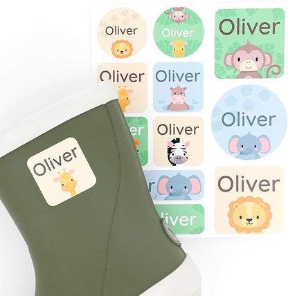 Large Name Labels for Kids by Teddylabels