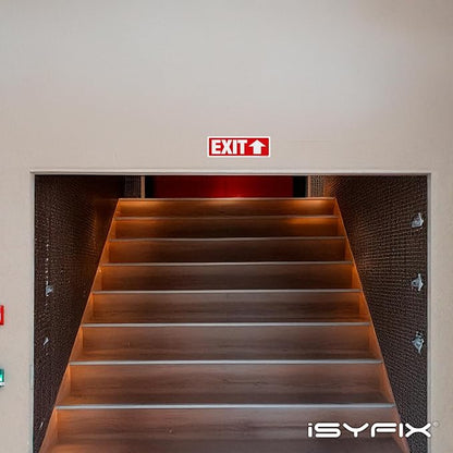 iSYFIX Exit Signs 2 Pack 12x4 Inch - Image 4
