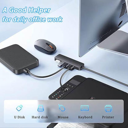 VIENON USB C Hub with 4 USB 3.0 Femal Ports, USB Extender - Image 5