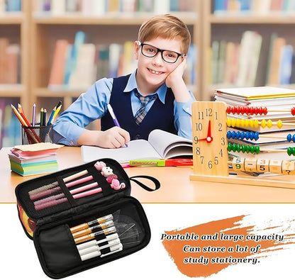 BOENLE Custom Dragons Red Blue Fire Eyes Pencil Case Box Boys Girls - Image 7