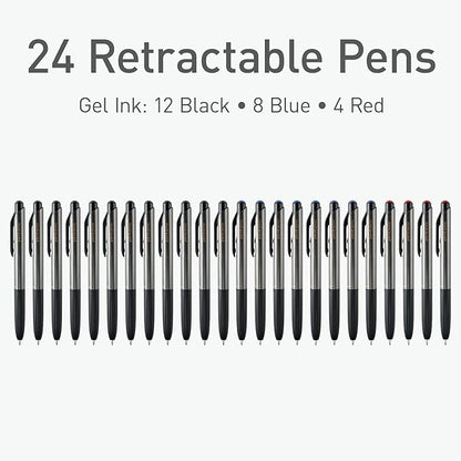 Pentonic GR-T Retractable Gel Pens, 0.7 mm Fine Point, Smooth Writing - Image 3