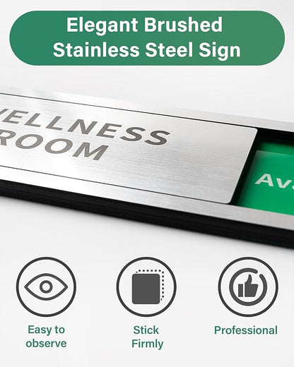 Bathroom Sliding Door Signs, Restroom Signs - Image 3