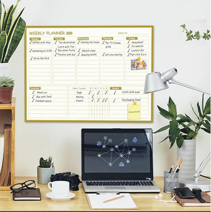 Large Weekly Dry Erase Board for Wall - Image 4