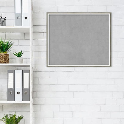 Amanti Art Silver Framed Magnetic Board 21x25 Medium Vision Board - Image 5