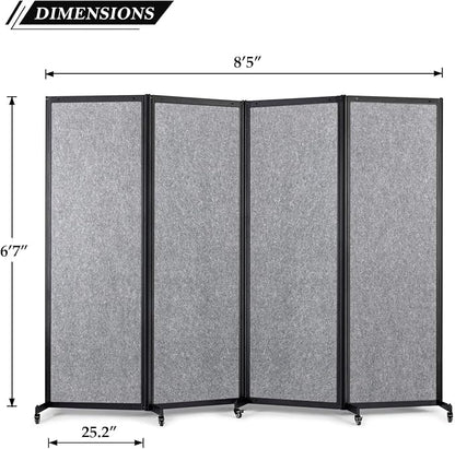 Strongbird Room Partition, Office Divider, Portable Commercial Screen Dividers - Image 4