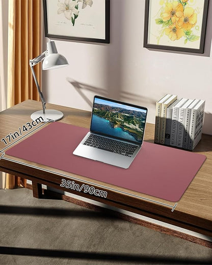 PULeather Non-Slip Desk Mat, Large Mouse Pad & Laptop Desk Pad - Image 8