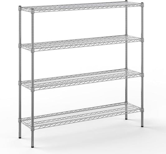 Regal Altair 14" Deep x 54" Wide x 54" Height Wire Shelving Kit | 4-Tier | NSF by Regal+Altair
