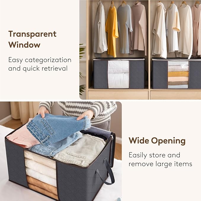 Lifewit 12 Pack Clothes Storage Bins - Image 5