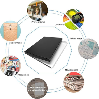 Lineco Museum Archival Storage Box, 13.75x19.75x1.5 in. Drop Front Design. - Image 6