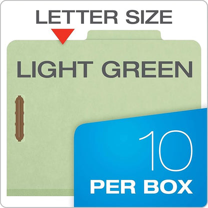 Pendaflex Recycled Classification File Folders, 2 Dividers, 2/5 Tab Cut - Image 7