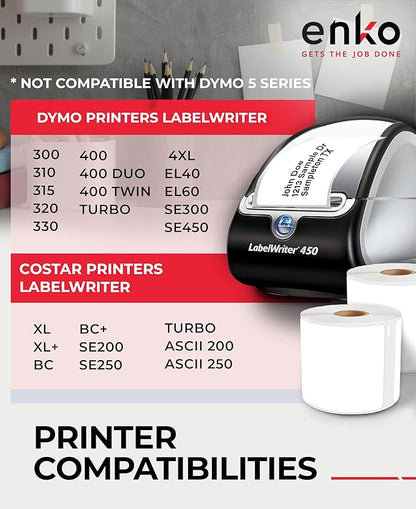 enKo Address, Shipping & Barcode Labels 30256 Compatible - Image 3
