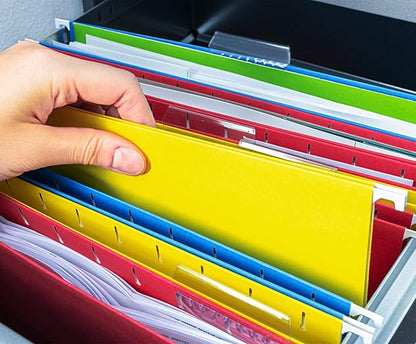 HERKKA Extra Capacity Hanging File Folders, 30 Pack Reinforced Letter Size - Image 7